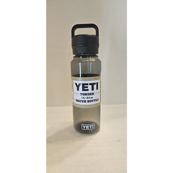 Charcoal YETI® 1L Bottle with Chug Lid - Brand New - Picture 1 of 9